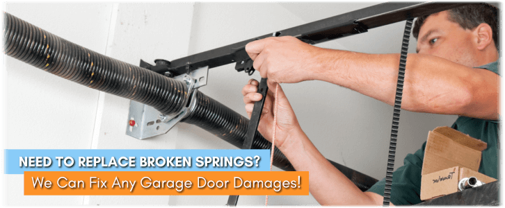 Broken Garage Door Spring San Francisco CA